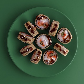 картинка Шарм в темпуре с креветкой от TakeEat